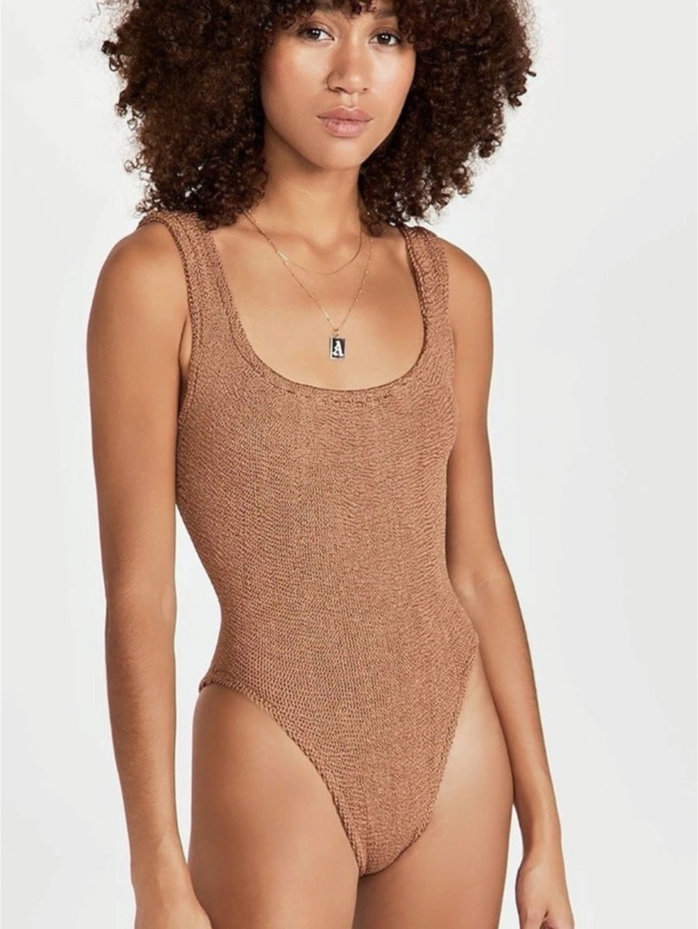 Hunza G Classic Square One Piece Swimsuit